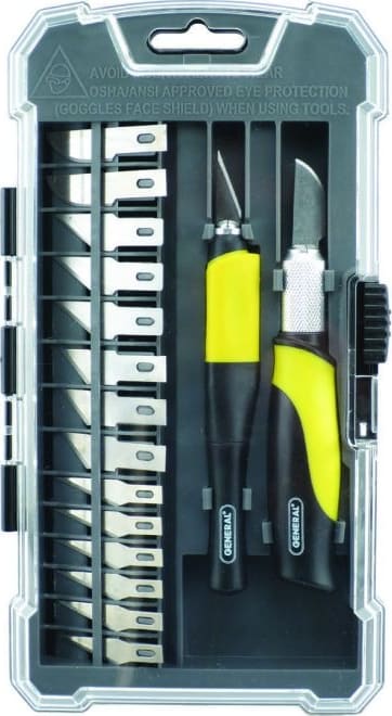 General Tools 95618 - 18 piece Precision Hobby Knife Set