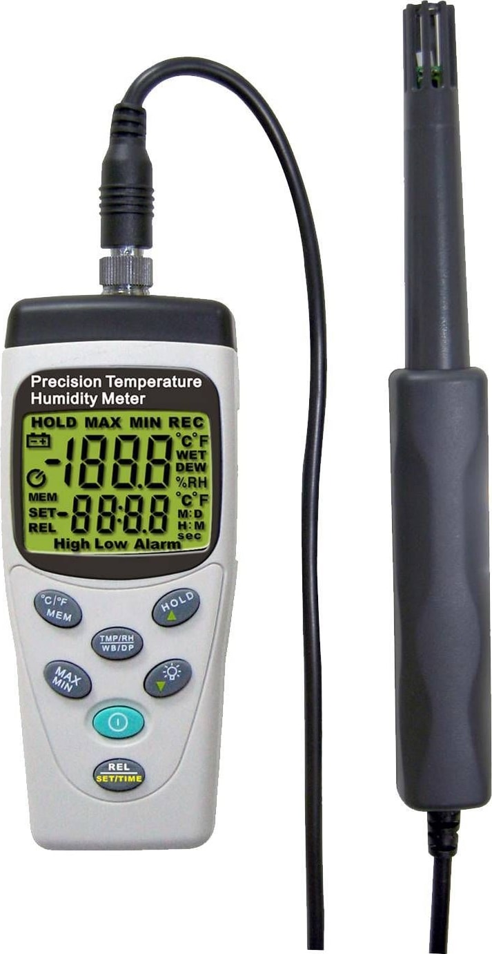 General Tools DTH184DL - Calibratable Precision Data Logging Digital Psychrometer