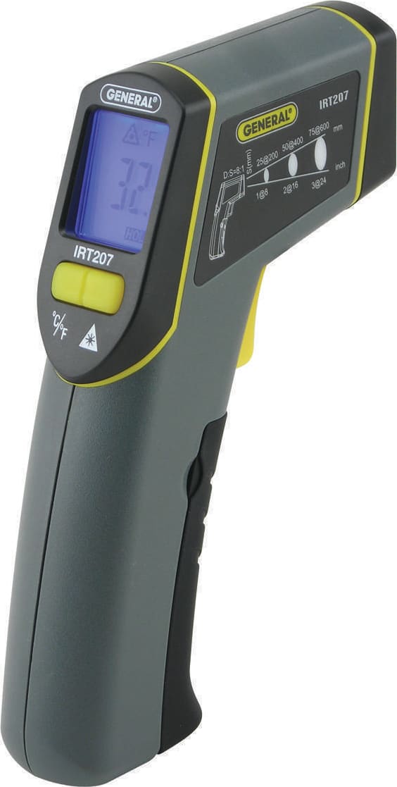 General Tools IRT207 - 8:1 Non-Contact Infrared Thermometer