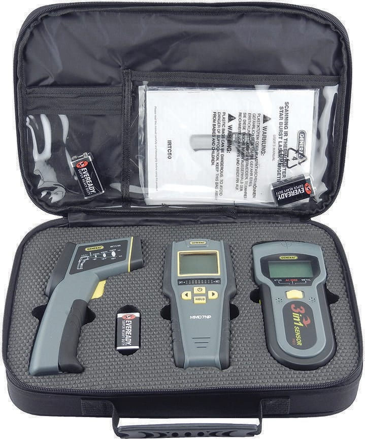 General Tools KT100 - Infrared Thermometer with Tricolor Light Panel Contractor Kit