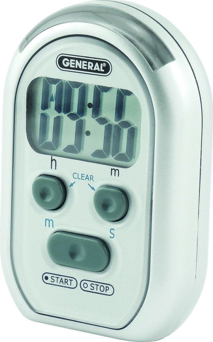 General Tools TI150 - 3-in-1 Timer for Vision, Hearing Impaired, Loud Environments, Classroom