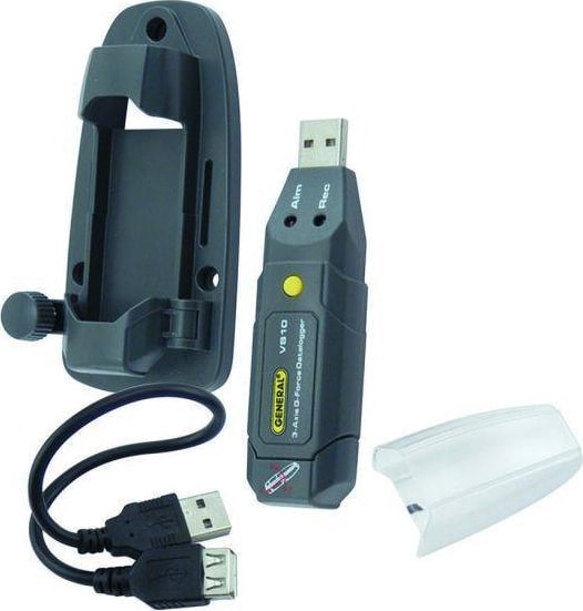 General Tools VB10 - 3-Axis USB Vibration/Acceleration Data Logger