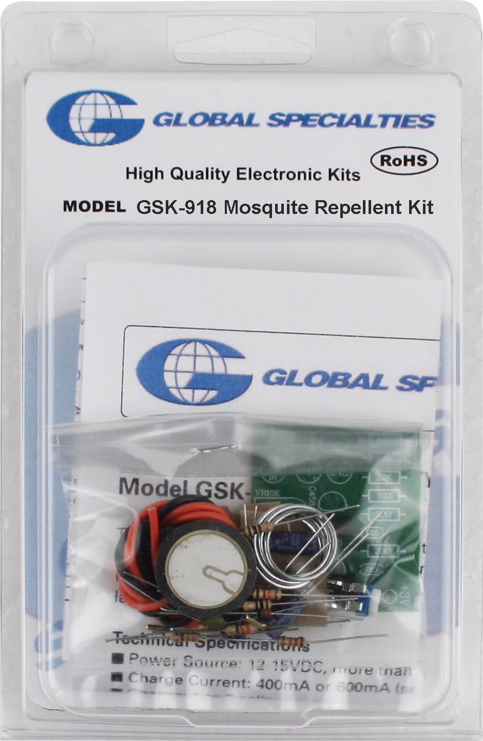Global Specialties GSK-918 - Набор для отпугивания комаров