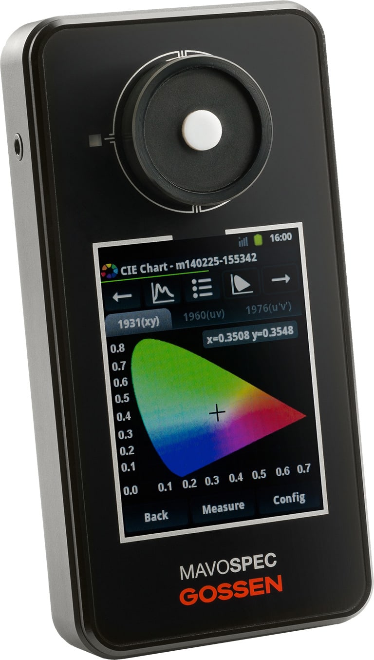 Gossen M600A MAVOSPEC Miniaturized Spectrometer with Intuitive Touch Screen