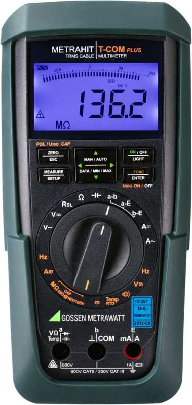Gossen Metrawatt M246S - Cable Multimeter for Measurements in Symmetrical Copper Cable Network with Signature Analysis