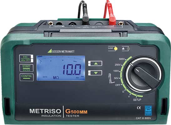 Gossen Metrawatt M550E METRISO G500MM Test Instruments for Insulation and Voltage Measurements