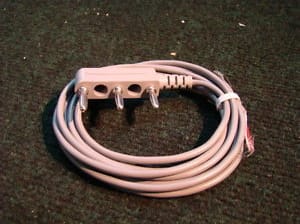 Graphtec RIC-01 Signal Input Cable Cord w/ 3 banana Jacks