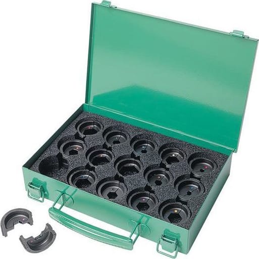 Greenlee K22S1GL - Six Ton Die Kit for 8 AWG to 600 kcmil Copper Connectors