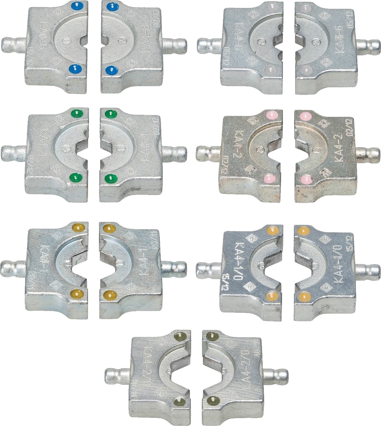Greenlee KA4AL - Four Ton Die Kit for 8 AWG to 2/0 AWG Aluminum Connectors