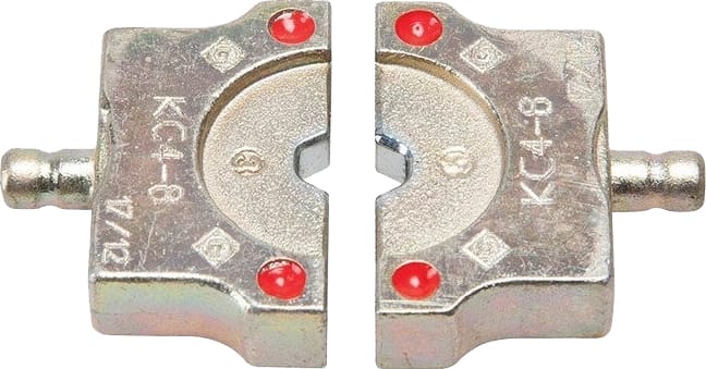 Greenlee KC4-8 - Four Ton Die for Copper Connectors, 8 AWG
