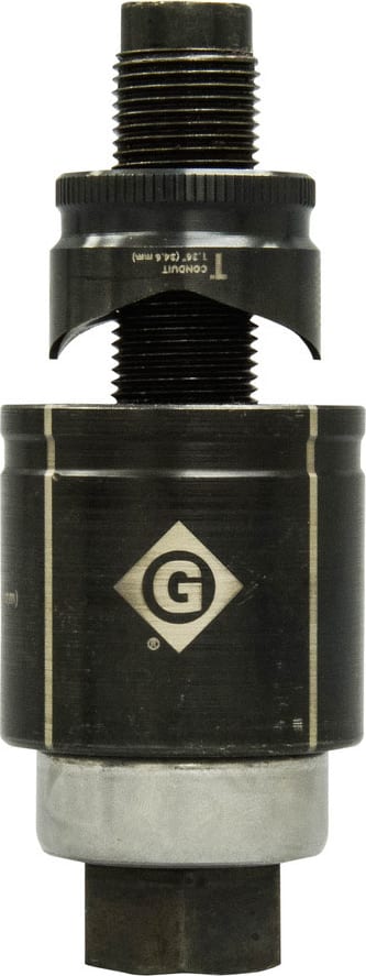 Greenlee K3BB-1 - Standard Round Manual Knockout Set (1' Conduit)