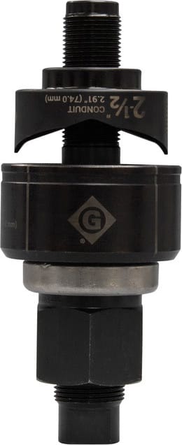 Greenlee K3BB-2-1/2 - Standard Round Manual Knockout Set (2.5' Conduit)