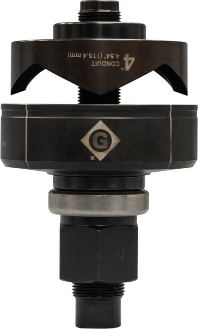 Greenlee K3BB-4 - Standard Round Manual Knockout Set (4' Conduit)
