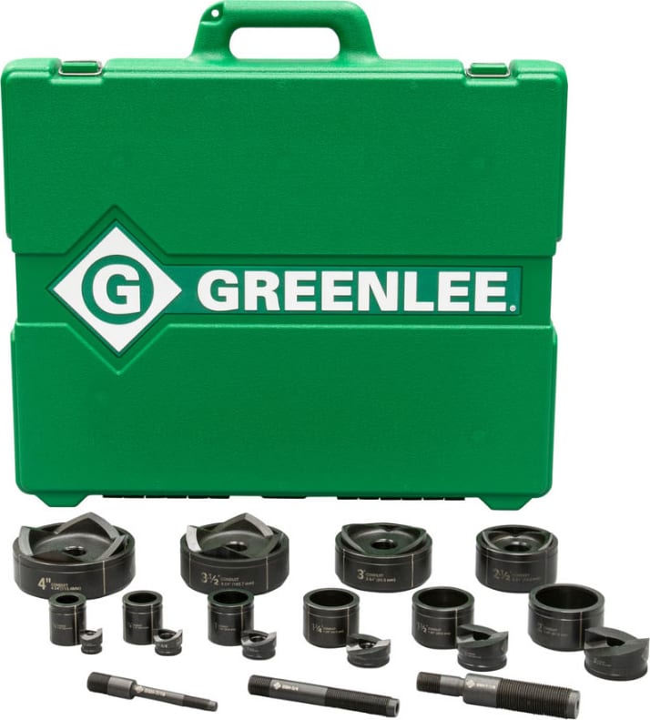 Greenlee KCC4-LS - Slug Buster Set (0.5 to 4') for Battery Powered Hydraulic Drivers