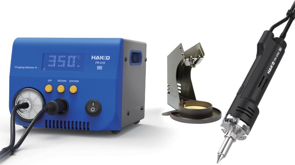 Hakko FR410-03 - High Power Desoldering Station with Pencil-Style Desoldering Tool