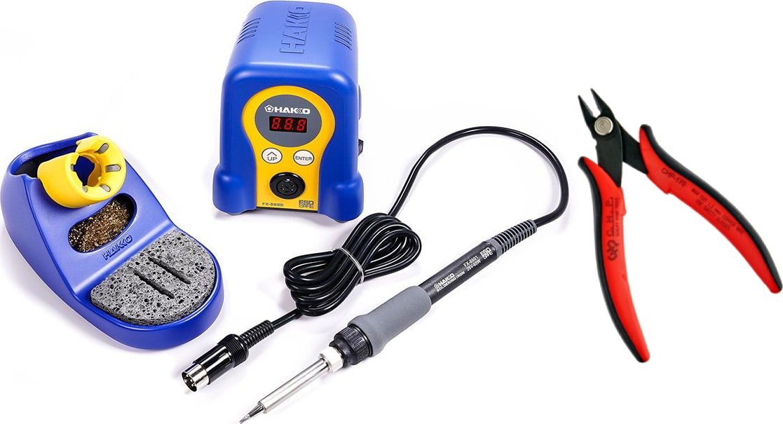 Hakko FX888D-23BY - Digital Soldering Station with CHP-170 Clipper