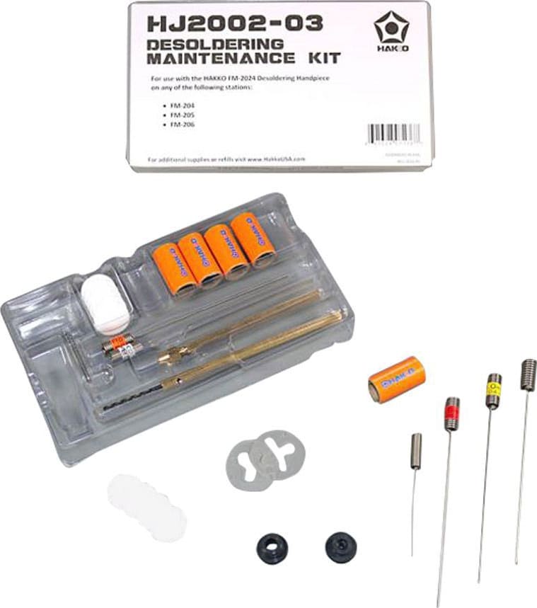 Hakko HJ2002-03 - FM-2024 Desoldering Maintenance Kit