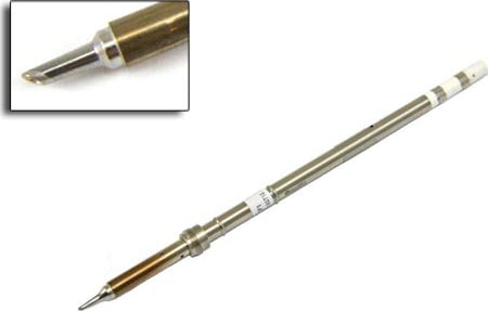 Hakko T17-BCM2 - T17 Series Soldering Tip, Concave Bevel, 2mm/45° x 11.5mm