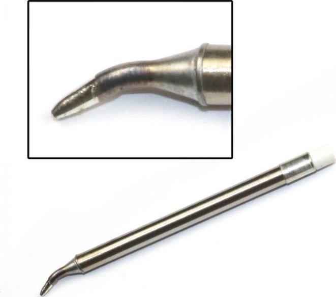 Hakko T31-03JD14 - Bent Chisel Tip, 660°F / 350°C