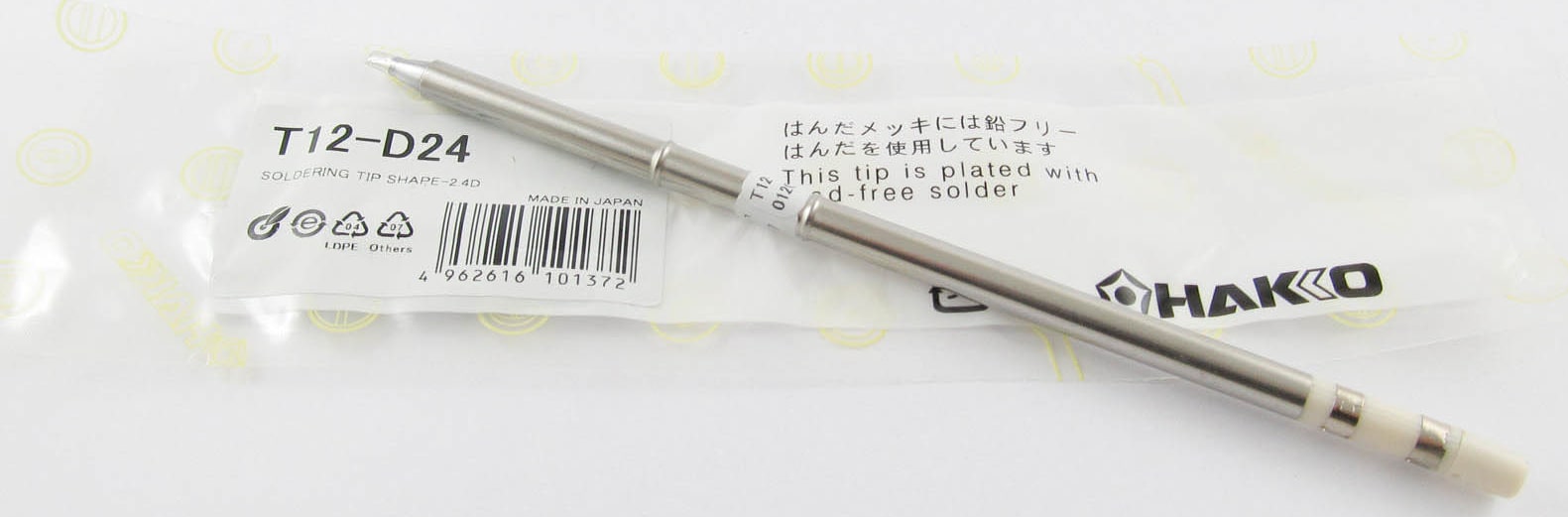 Hakko T12-D24 Replace Soldering Solder Iron Tip Shape-2.4D