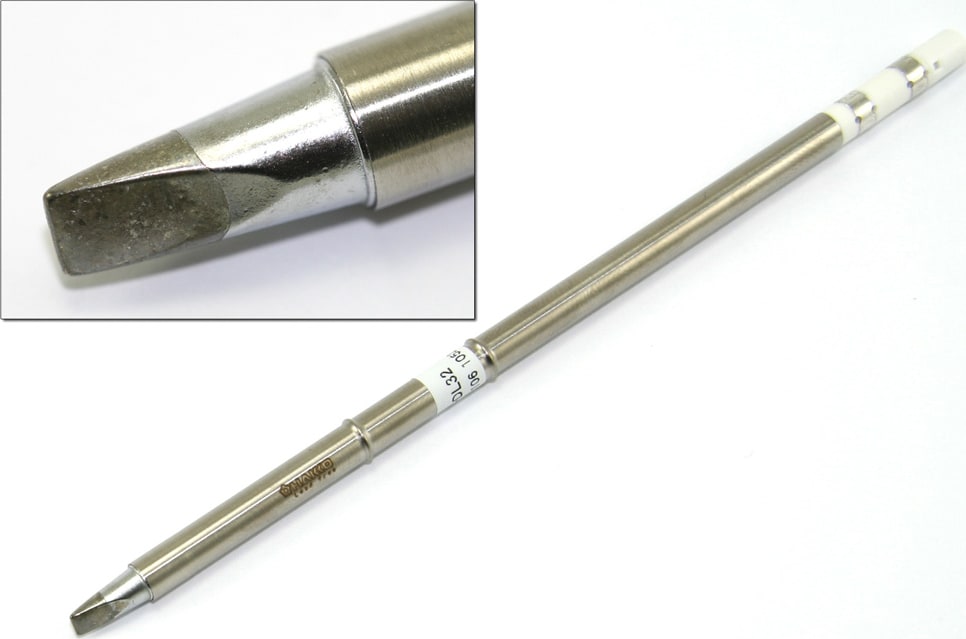 Hakko T15-DL32 - T15 Series Soldering Tip, Chisel, 3.2 x 10mm
