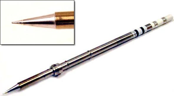 Hakko T17-BL - T17 Series Soldering Tip, Long Conical, R0.2 x 12mm