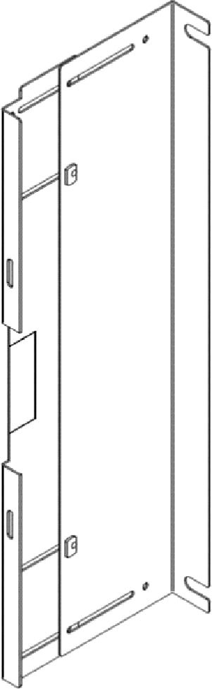 Hammond BKWM2408 Barrier Kit for Type 4 WM 48x12D - Steel/White