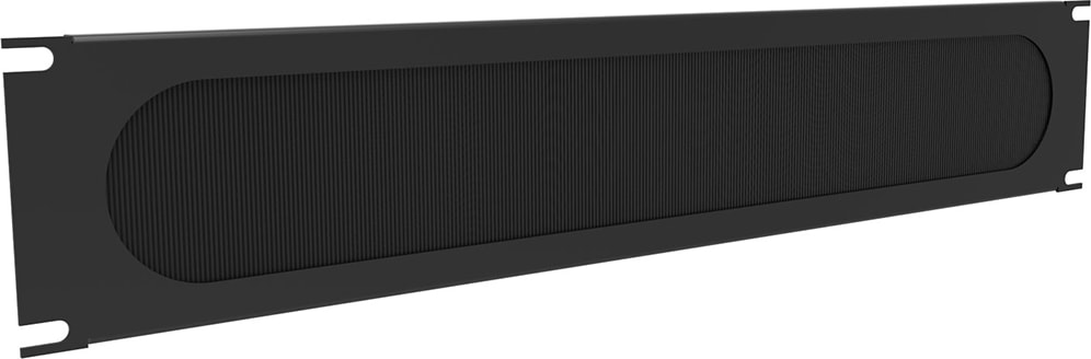 Hammond BRP2UBK - Brushed Panel Horizontal Cable Manager, 2U Rack Units