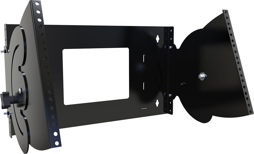 Hammond HLPB196UBK 6U Low Profile Wall Rack