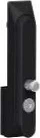 Hammond HMEHSKLPL Diecast Swing Handle with Key Locking and Padlockable (Black)