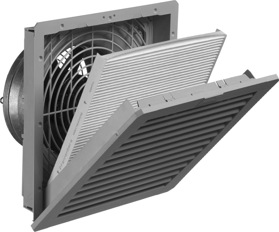 Hammond PF6500AT12LG 297 CFM Filter Fan, 115V N12 RF, Lt. Gray