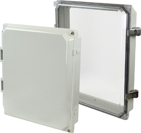 Hammond PJHMI108CCH - HMI Hinged Cover Kit, 10x8, Polycarbonate