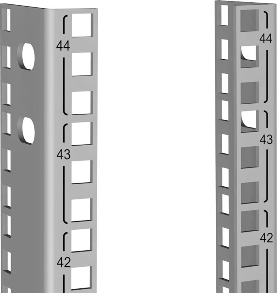 Hammond CPR35SZPL Square Hole Punched Mounting Rail