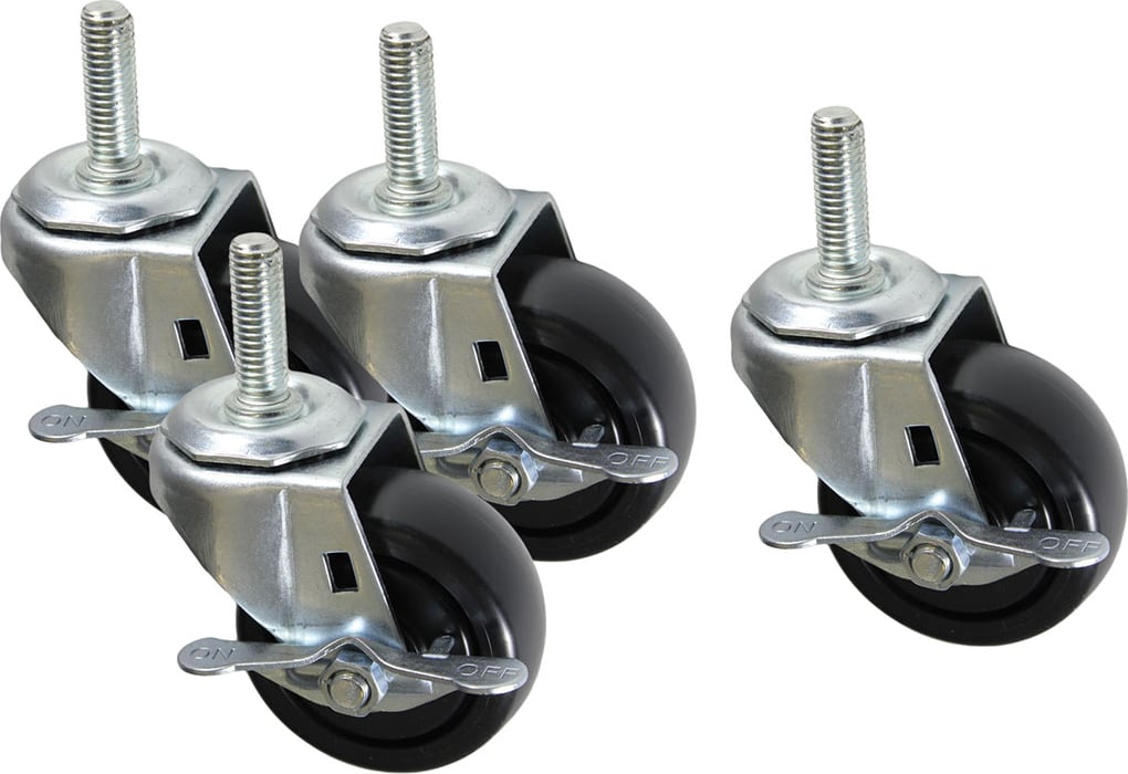 Hammond RRLDCASTER Open Frame Rack Caster Kit