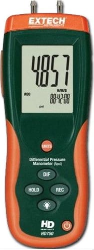 Extech HD700-NIST Differential Pressure Manometer with NIST