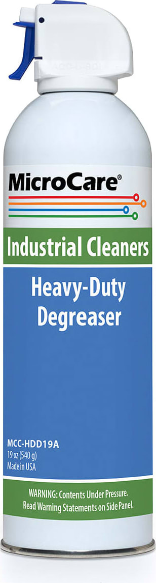 MicroCare MCC-HDD19A - Heavy Duty Degreaser (19 oz Aerosol)