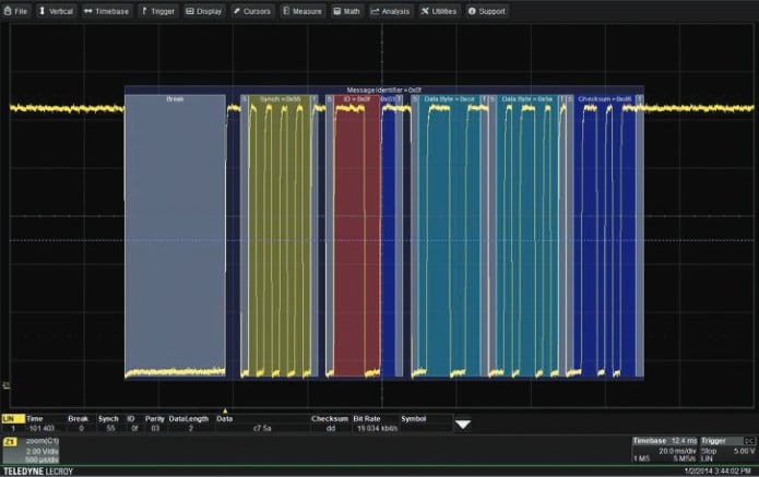 Teledyne LeCroy HDO4K-LINBUS TD - LIN Bus Trigger & Decode Option for HDO4000