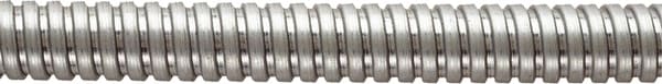 HellermannTyton FU25-25M - Liquid-Tight Metallic Conduit, Extra Flexible, 0.75' (25mm) Dia, Galvanized Steel, Metal, 82ft/Reel