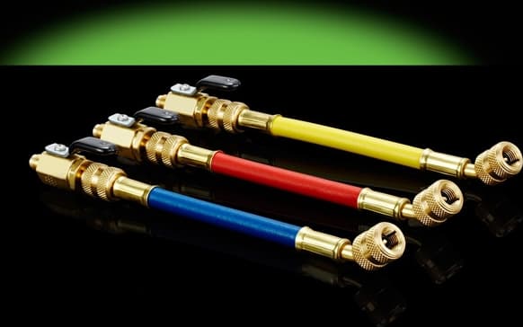 Hilmor BVS - Ball Valve Adapter, Set of 3 - 1/4' Red, Yellow, Blue (Catalog Number 1839148)