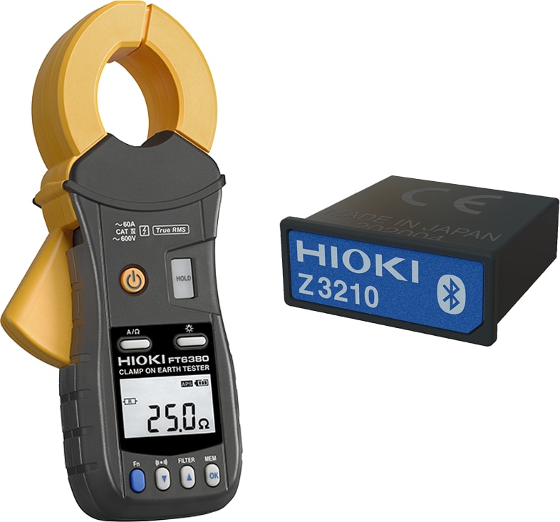 Hioki FT6380-90 - Clamp On Earth Tester (100 A AC) with Wireless Adapter