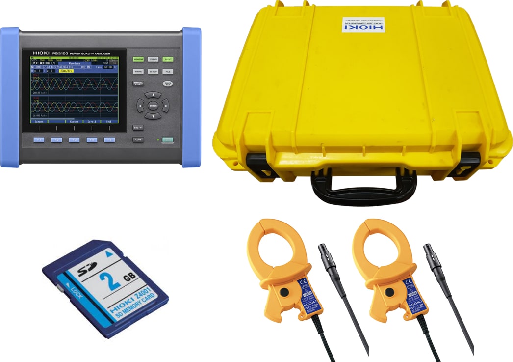 Hioki PQ3100-01 Power Quality Analyzer Kit