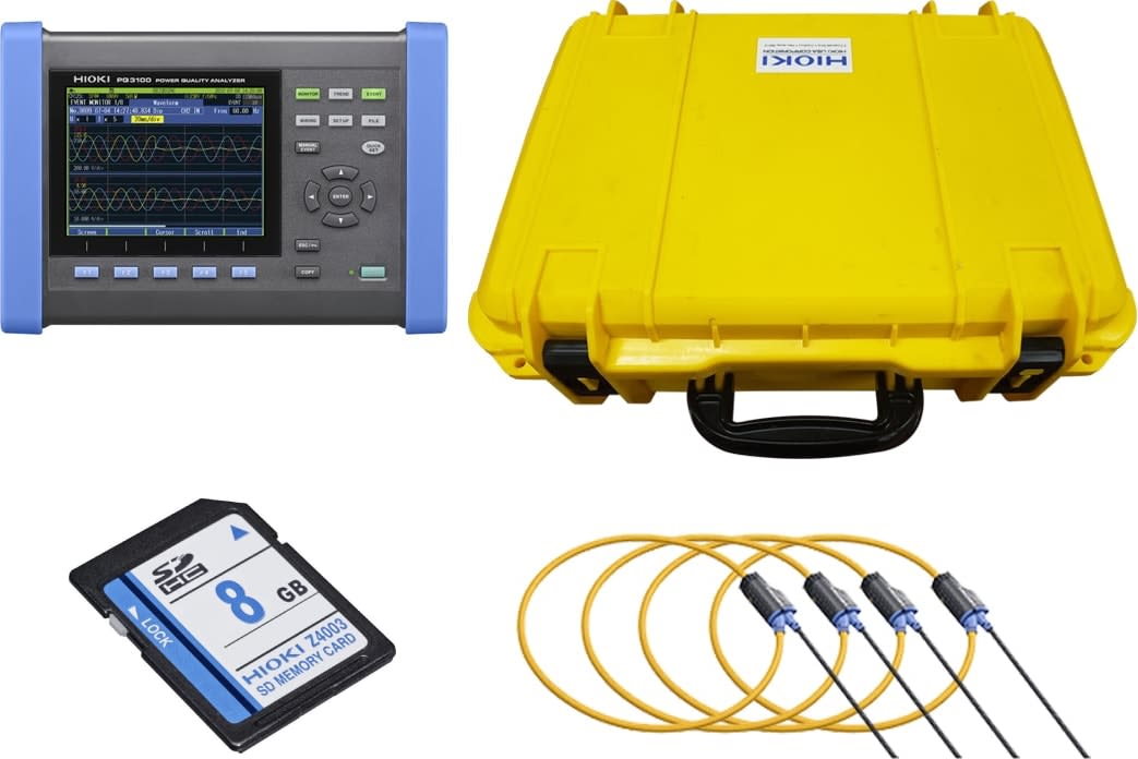 Hioki PQ3100-04/600 KIT - Power Quality Analyzer Kit
