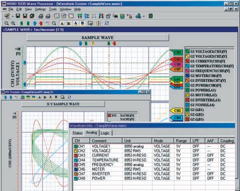 Hioki 9335 PC Software All Memory HiCorder
