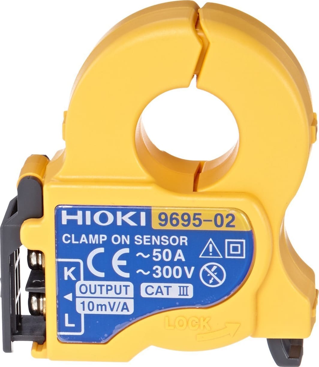 Hioki 9695-02 50A Current Clamp Adaptor Sensor