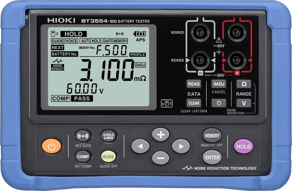 Hioki BT3554-50 - Battery Tester (No Leads or Wireless Adapter)
