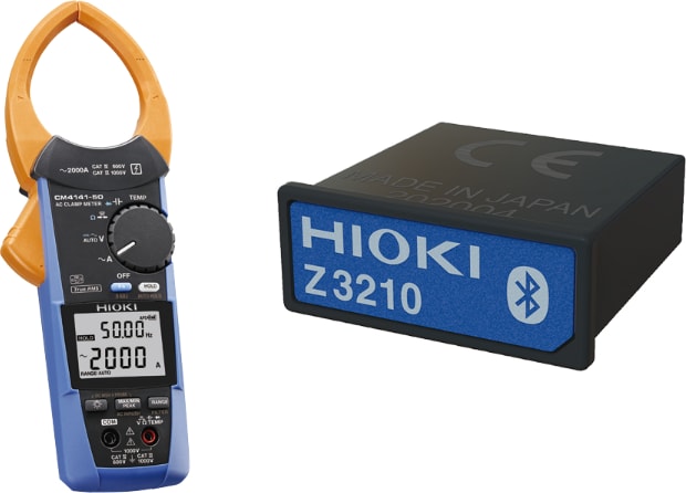 Hioki CM4141-90 - TRMS AC Clamp Meter (2000 A) with Z3210 Wireless Adapter