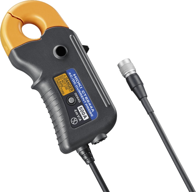 Hioki CT6844A - AC/DC Current Probe (500 A AC/DC / DC to 200 kHz / 20 mm opening)