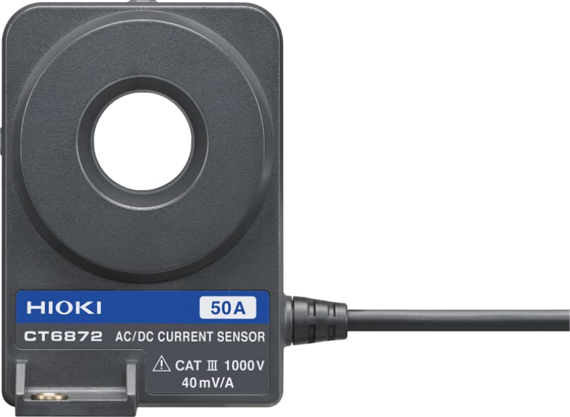 Hioki CT6872 - AC/DC Current Sensor, 50A, DC to 10 MHz, 3M Cable