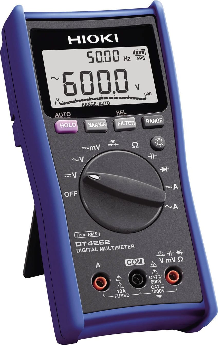 Hioki DT4252 Standard Digital Multimeter with Direct Current Input for General Applications
