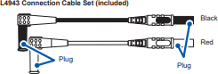 Hioki L4943 - Connection Cable Set for P2000